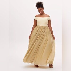 Torrid Disney Princess Size 18 Belle Beauty and the Beast Ball Gown Dress